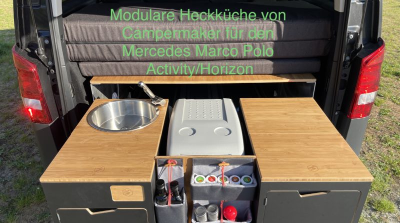 Video zur modularen Küche von Campermaker für den MP Activity/ Horizon – Mercedes Marco Polo Club